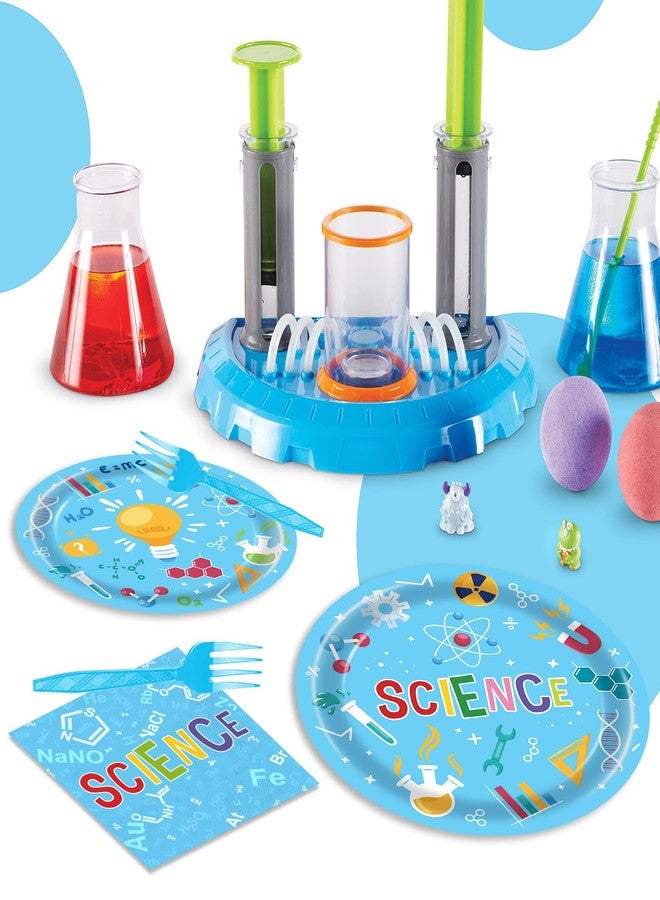 BQK 96 Pcs Science Birthday Plates - Science Party Supplies & Decorations - Image 5